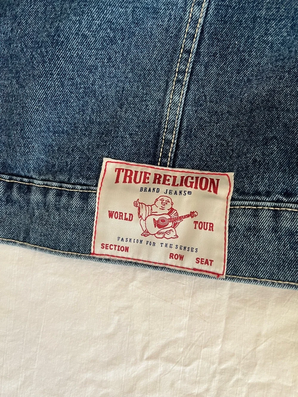 MEN’S NWT True Religion denim jacket Jesse Trucker L large